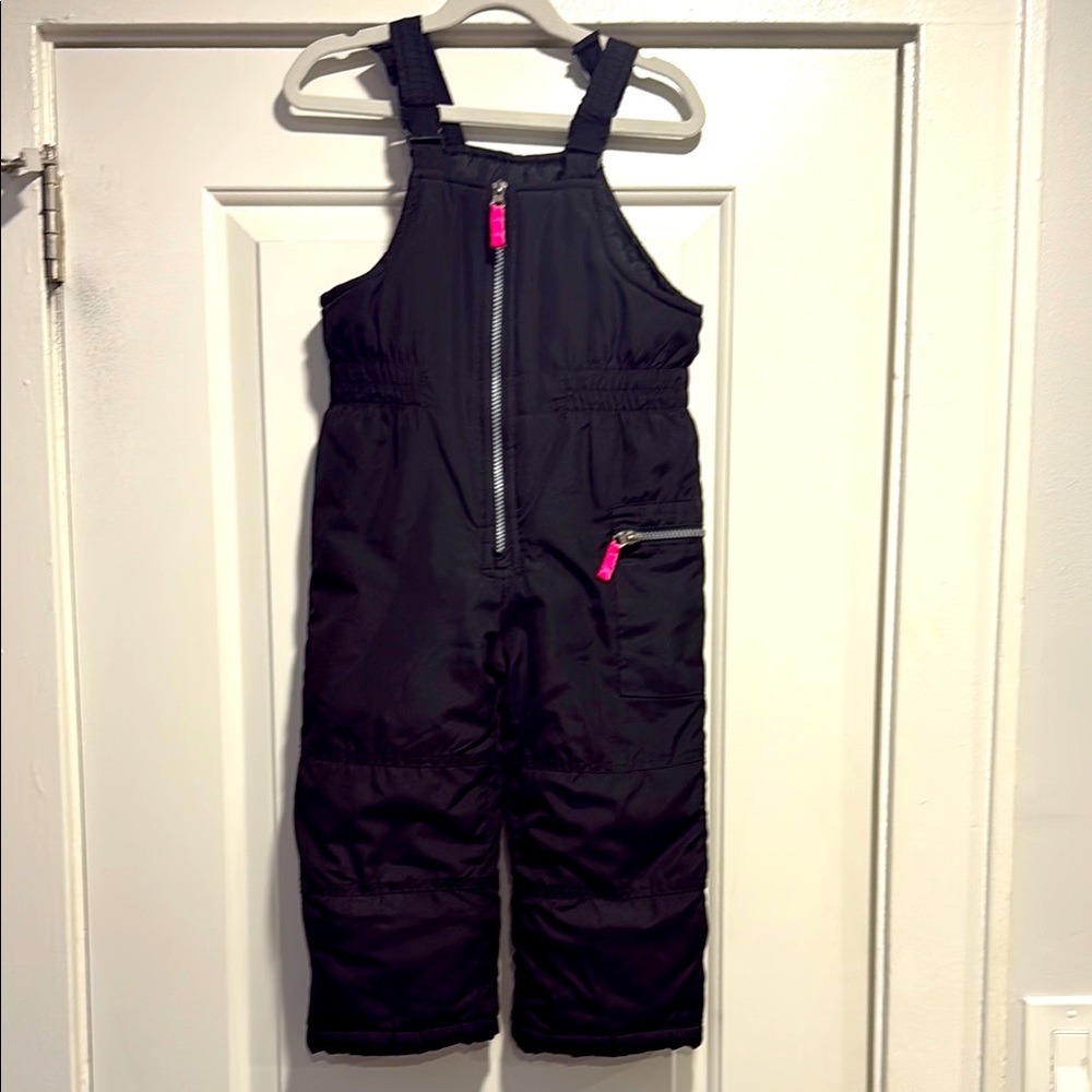 Carter's Black Weather-Resistant Overall Snow Pants!
